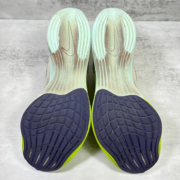 Nike ZoomX Vaporfly Next% Running Shoes - Men's Size 10.5 - Tan Yellow - Picture 9 of 12